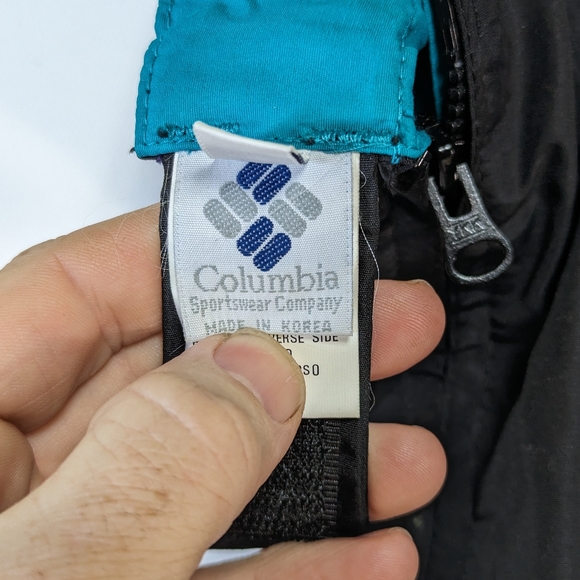 Mens Columbia Sportswear Snow Ski Pants Size XL Black F3 SM 8420 Zipper Legs - Picture 9 of 9